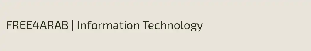 FREE4ARAB | Information Technology